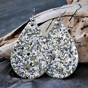 Faux Leather Earrings